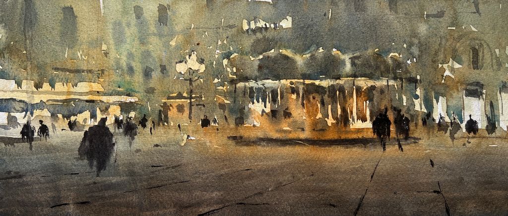 Night in Piazza della Repubblica